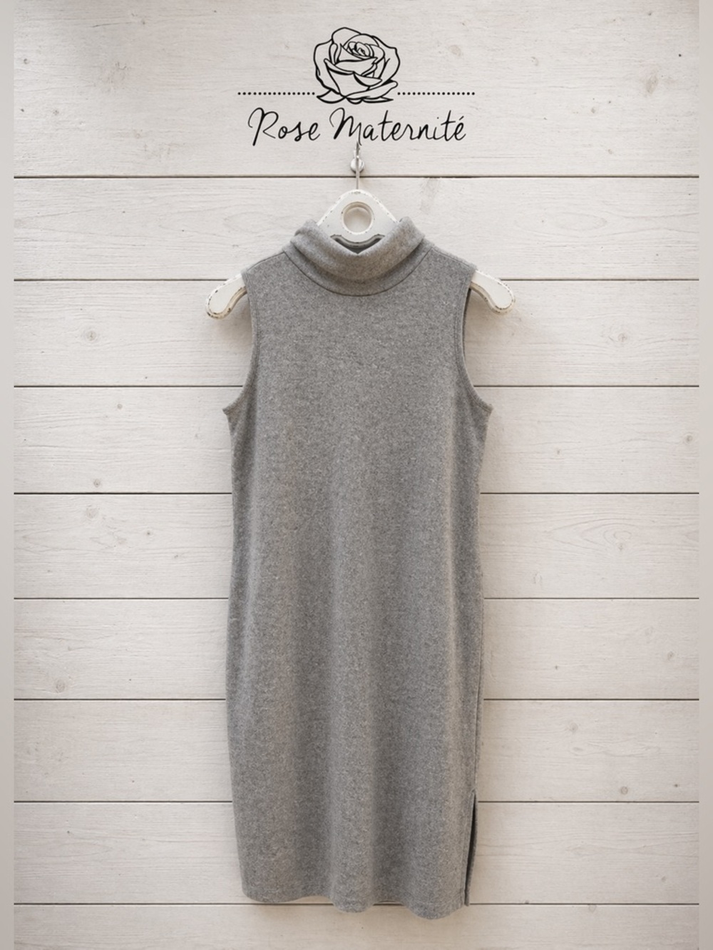 ROSE MATERNITÉ Grey Maternity Dress - M